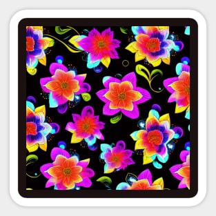 A Beautiful Flower pattern work Sticker